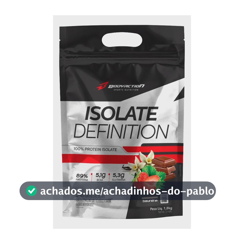 Bodyaction Whey protein Isolate Definition 1,8kg Baunilha