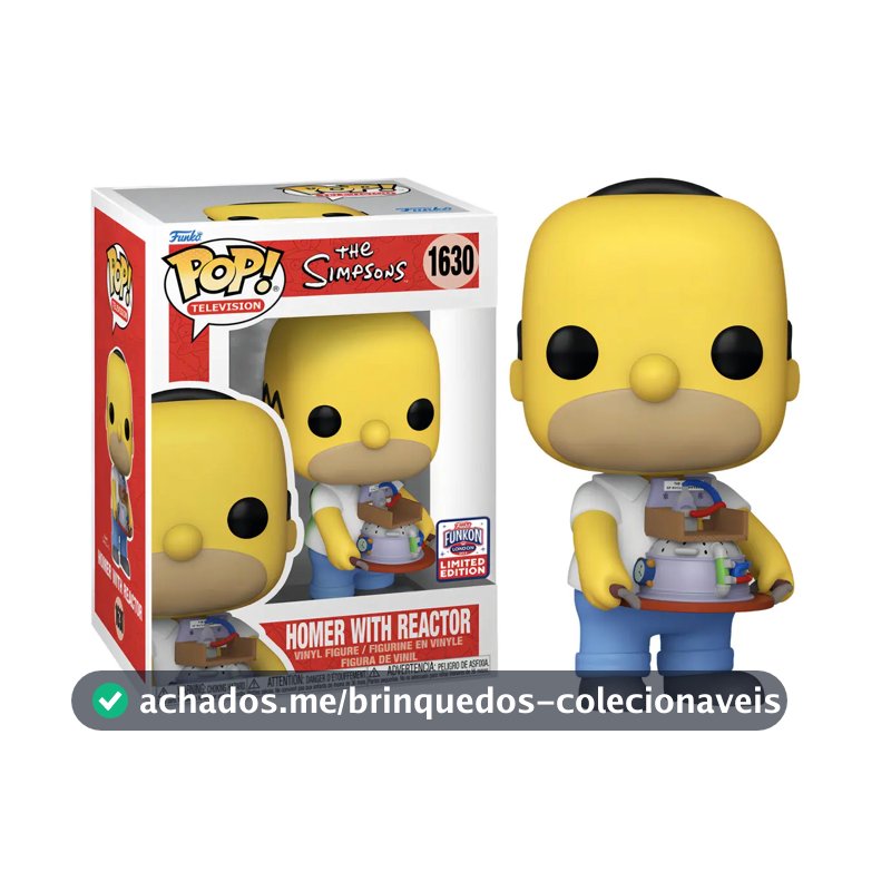 Funko Pop Simpsons Homer Colecionável Action Figure