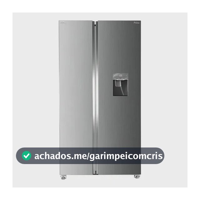 Geladeira Philco Prf535id Side By Side Inverter 434l Cor Inox
