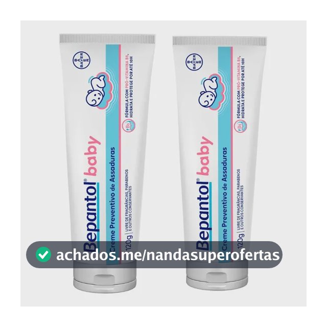 Kit Com 2 Cremes De Assadura 120gr Cada - Bepantol