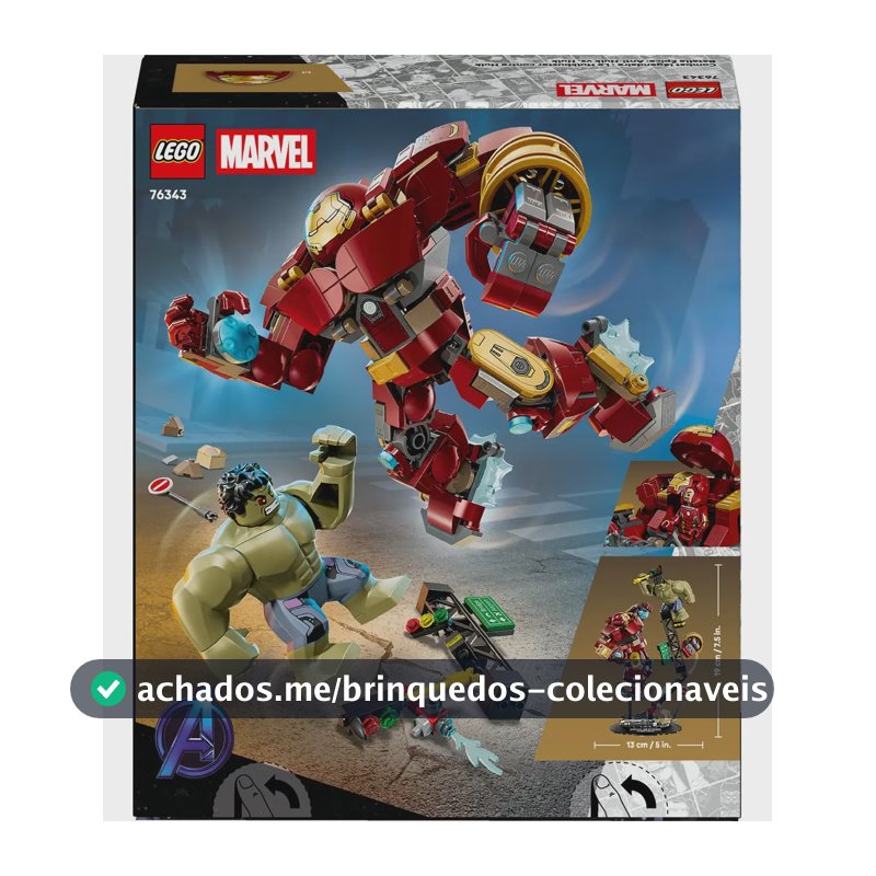 Lego® | Batalha épica da Marvel: Anti-Hulk vs. Hulk 76343