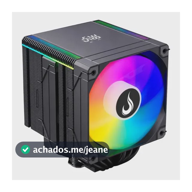 Air Cooler Gamer Argb Temp 6 Pro Com Display - Rise Mode Preto
