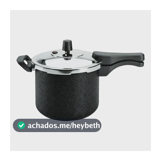 Panela De Pressão Triunfo 4,5 L Fechamento Externo Cor Preto Craqueado