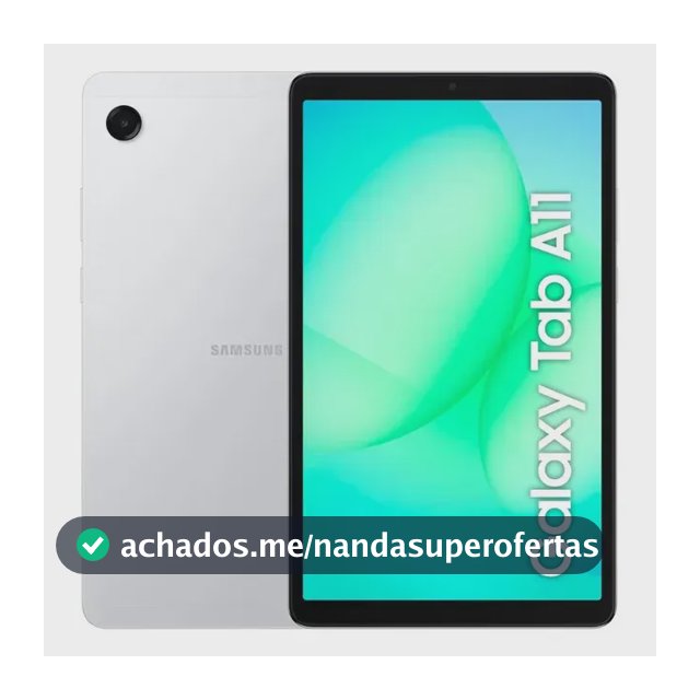 Galaxy Tab A11, 64gb, 4gb Ram, Tela De 8.7 , Bateria 5.100mah, Câmera Frontal 5mp, Câmera Traseira 8mp, Wifi Prata