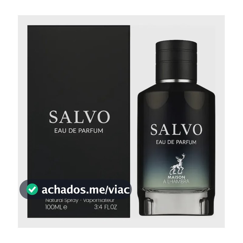 Perfume Masculino Arabe Salvo Eau de Parfum Alhmabra 100ml C/