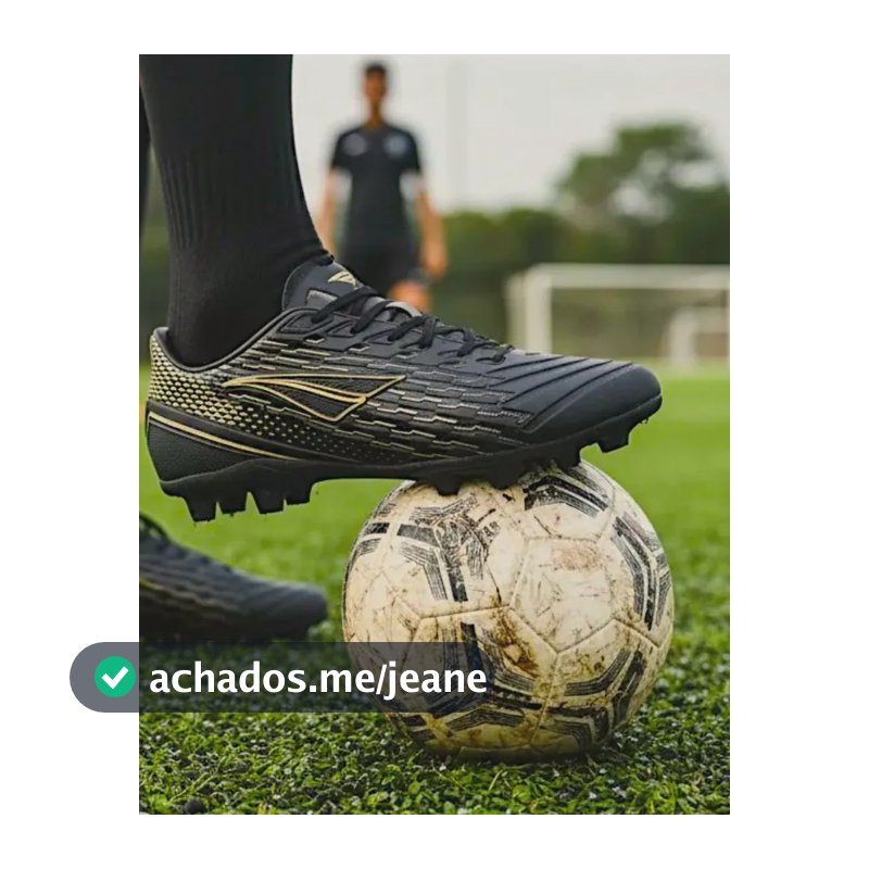 Chuteira Campo Penalty Garra Masculina Futebol Treino Adulto Preto/dourado 40