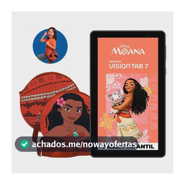 Tablet Positivo Vision TAB 7 Moana - Processador Octa-Core 3GB RAM 64GB Armazenamento, Tela 7” IPS, Bateria 3100mAh, Android 14 Go, Wi-fi - Preto - Inclui 2 Itens de Proteção (Capa e Transporte)