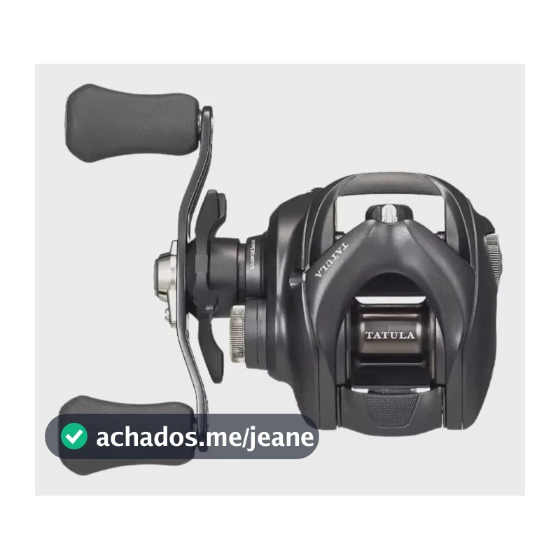 Carretilha Daiwa Tatula Tw 100 Xh 2024 Cor Preto Lado Da Manivela Esquerdo