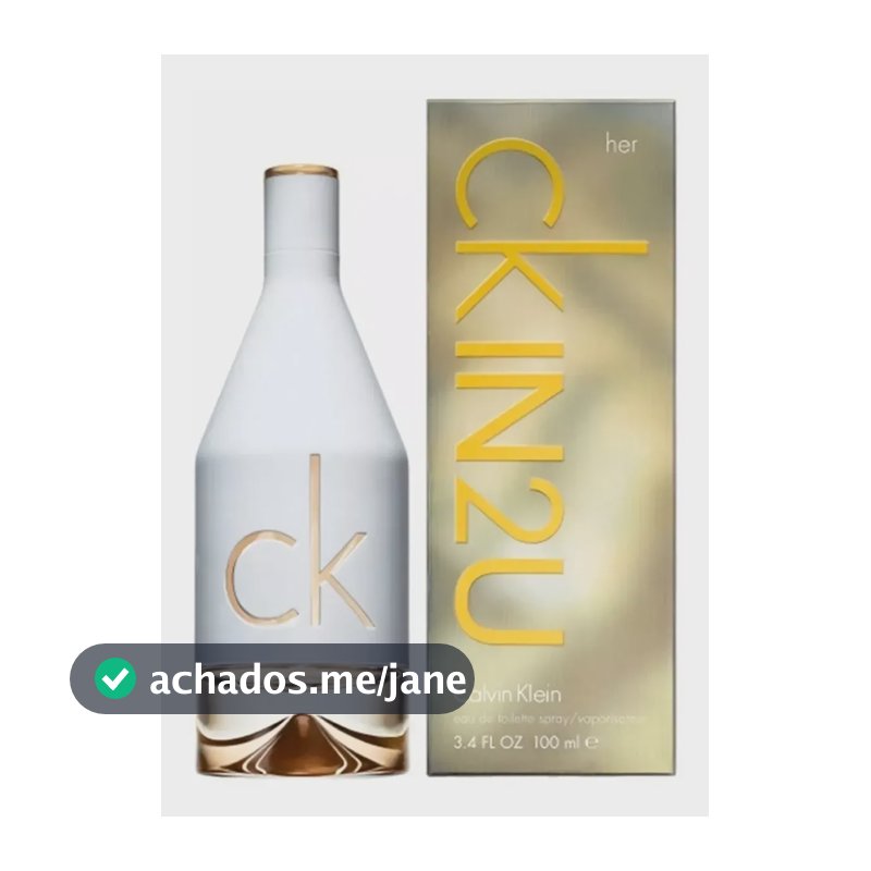 Perfume CK IN2U EDT Feminino 100ml Calvin Klein