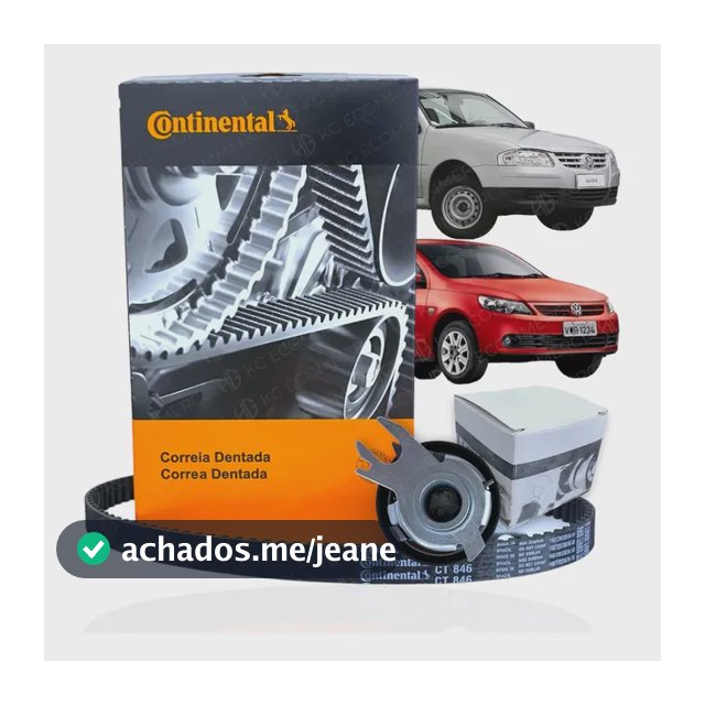 Kit Correia Dentada + Tensor Original Vw Gol G3 G4 G5 G6 1.0