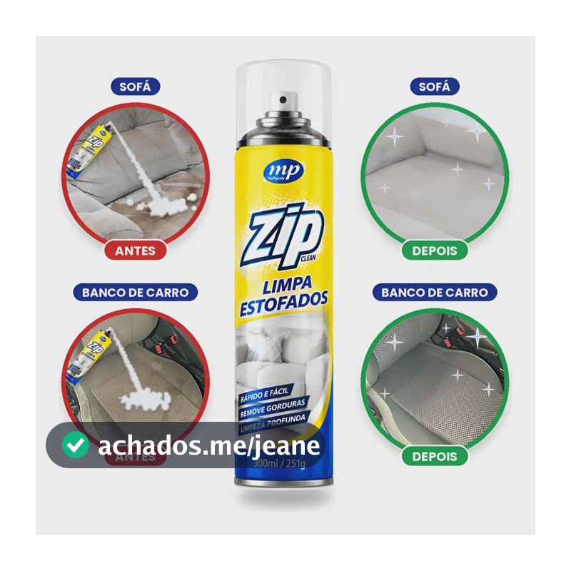 Spray Limpa Estofado Espuma Mágica Perfumado E Eficaz