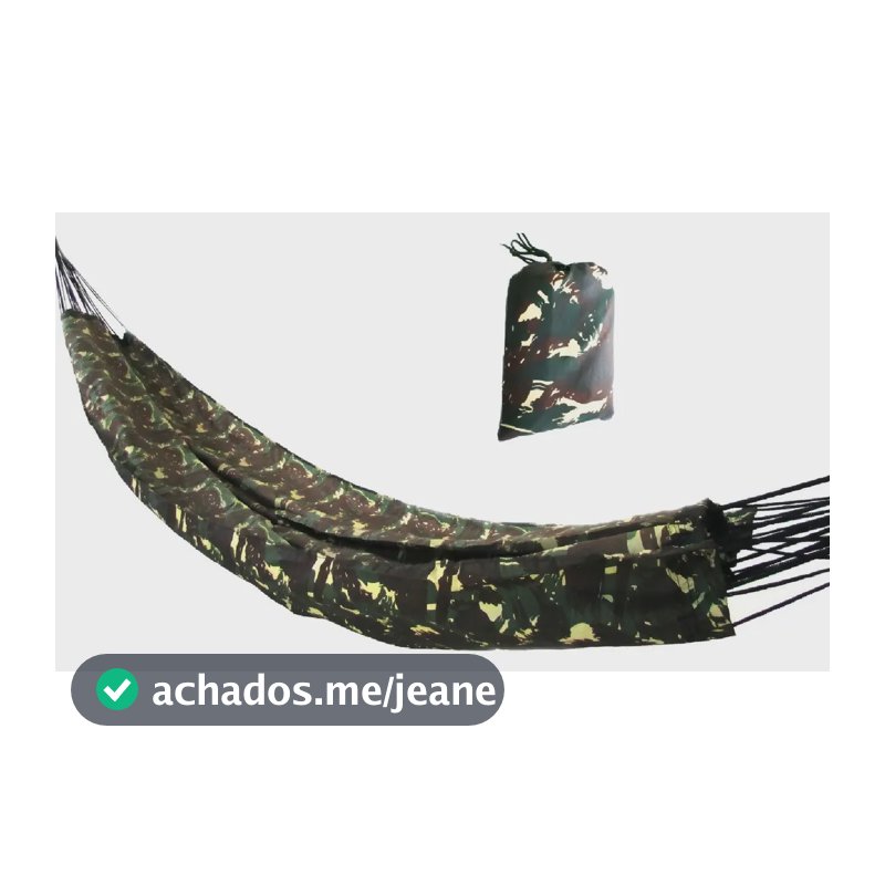 Rede De Dormir Caça Camping Camuflada Exército Suporta 120kg