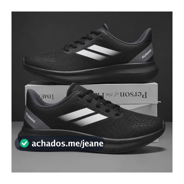 Tenis Academia Masculino Corrida Musculação Caminhada Treino Preto/branco 42