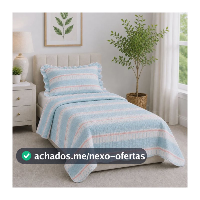 Cobre Leito Solteiro Geométrico Sofisticado Azul Tiffany Azul-celeste Geométrico