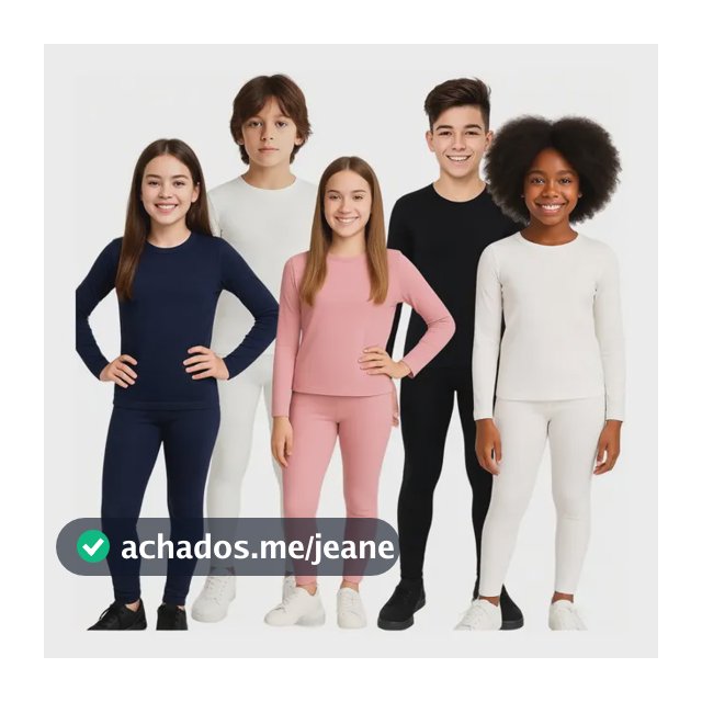 Conjunto Térmico Infantil Meninos E Meninas Inverno