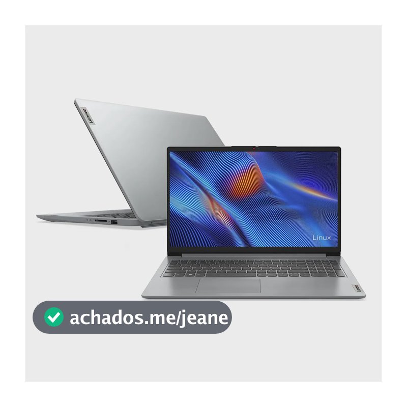 Notebook Lenovo Ideapad 1 Amd Ryzen 5 7520u 8gb 512gb Ssd Linux 15 - 82x5s00700