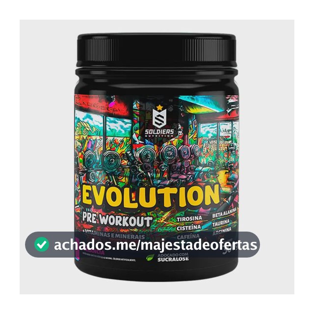 Suplemento Soldiers Nutrition Evolution en pó sabor melancia x 300g