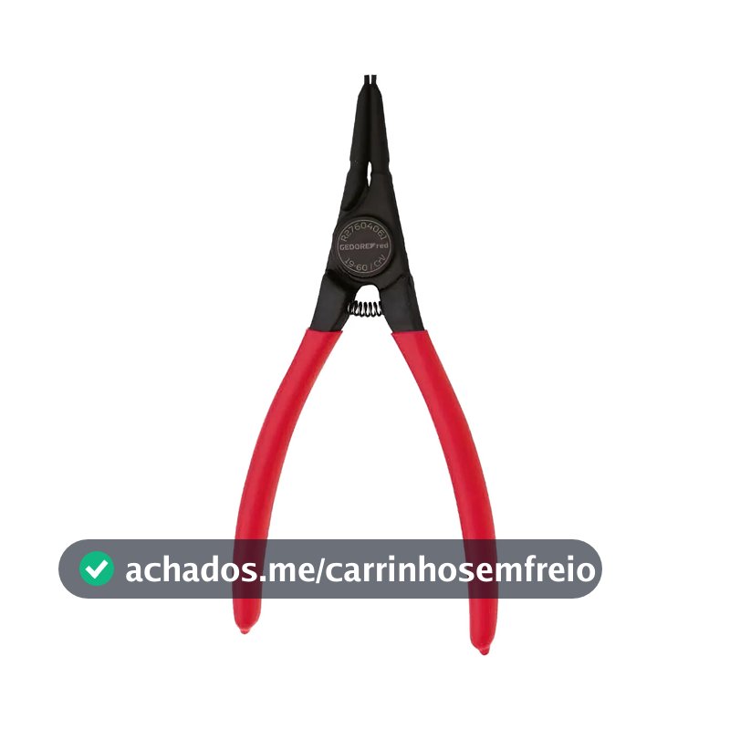 Alicate Para Anéis Externos Gedore Red Bico Reto 7