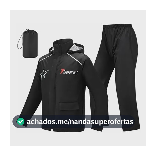 Capa De Chuva Para Motos - Impermeável E Antifrio
