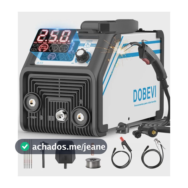 Máquina De Solda Inversora Mig-tig-mma 3 Em 1 Bivolt Dobevi