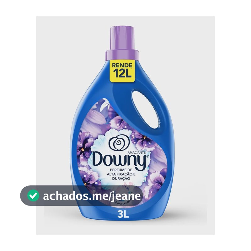Amaciante Downy Concentrado Lirios Do Campo 3L Rende 12L