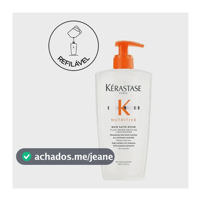Shampoo Kérastase Bain Nutritive Satin Riche 500ml