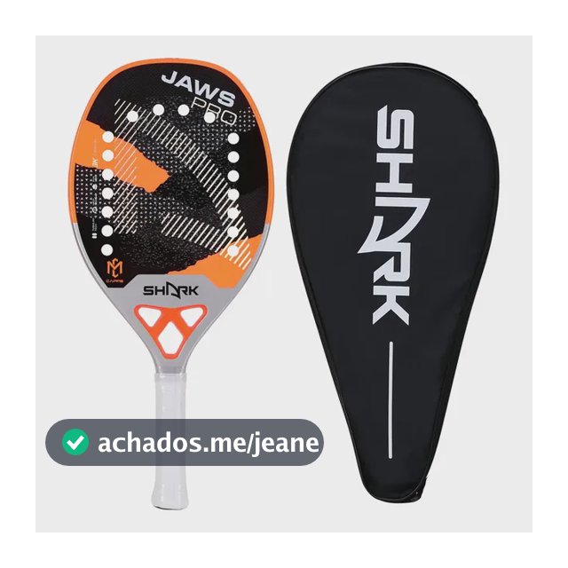 Raquete De Beach Tennis Shark Jaws Pro Michele Cappelletti