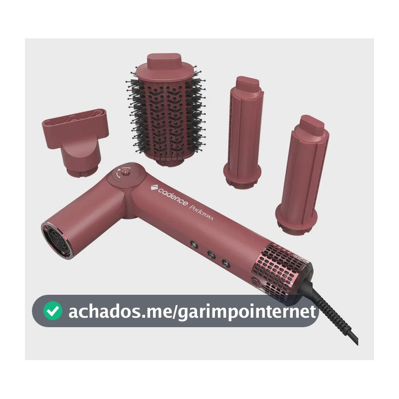 Secador Modelador Cadence Poderosa, SEC1000, Escova e Cachos, 127 V