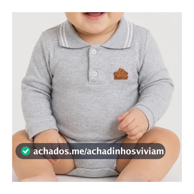 Body Bebe Gola Polo Petutuinha Manga Longa- Escolha A Cor
