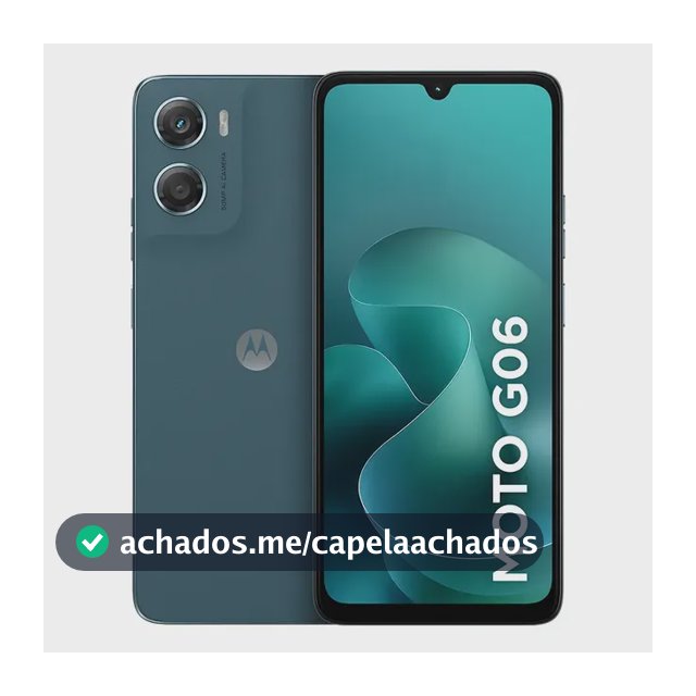 Smartphone Moto G06 128GB 4GB RAM + 8GB RAM Boost, Câmera 50mp,Bateria 5200mah - Azul