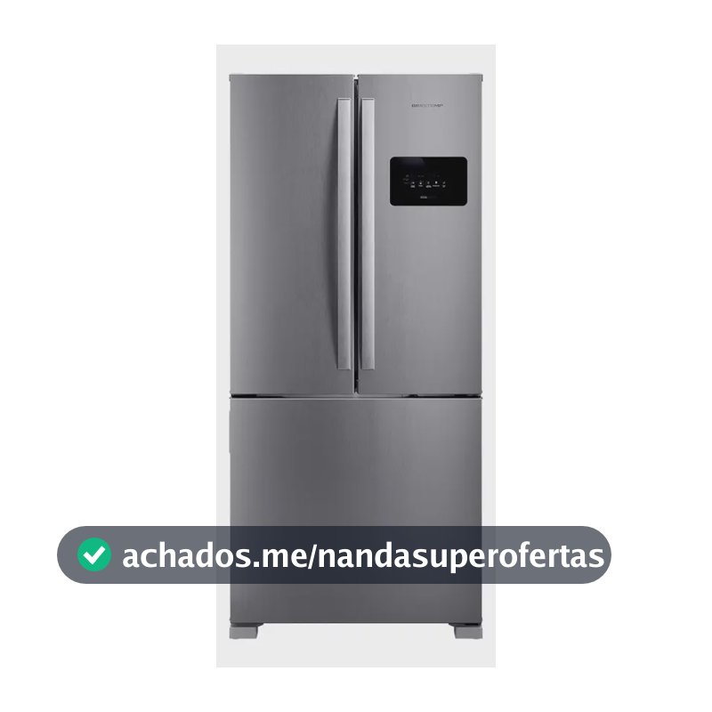 Geladeira Brastemp Frost Free 559 Litros French Door Inox - BRO85MK