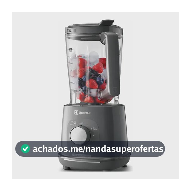 Liquidificador Electrolux Efficient Ebl1000 Triforce 2.7l 5 Velocidades Cinza