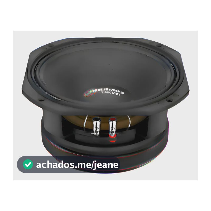 Alto Falante Médio Grave Taramps 7driver T900mbs 450w 6 Ohms 10 Polegadas 6 Ohms Preto
