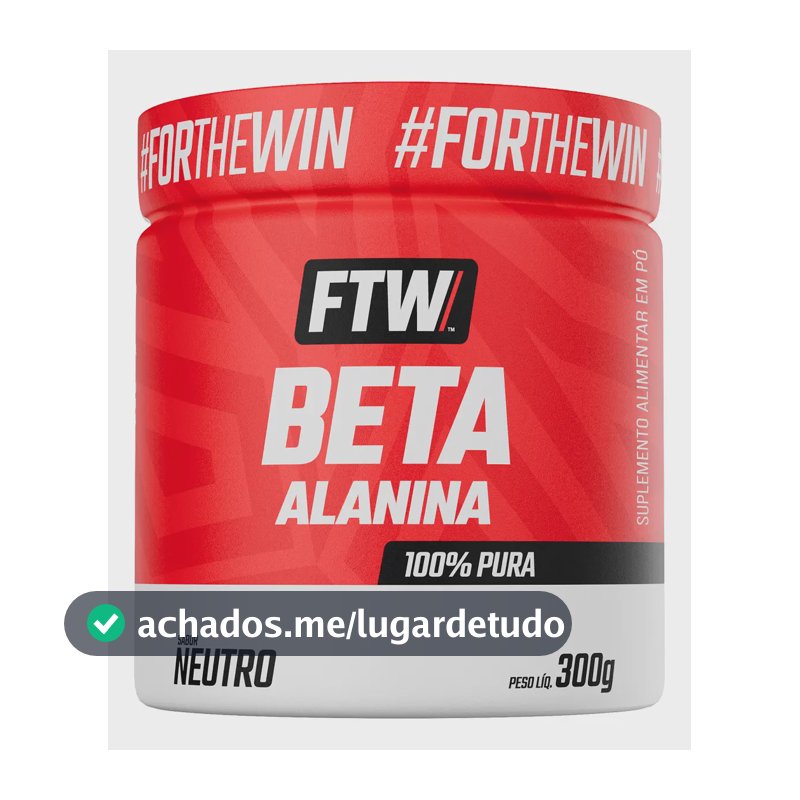 Beta Alanina 100% Pura Pote 300g - FTW