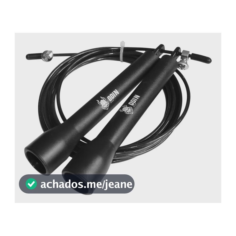 Speed Rope Corda De Pular Com Rolamento Simples Odin Fit