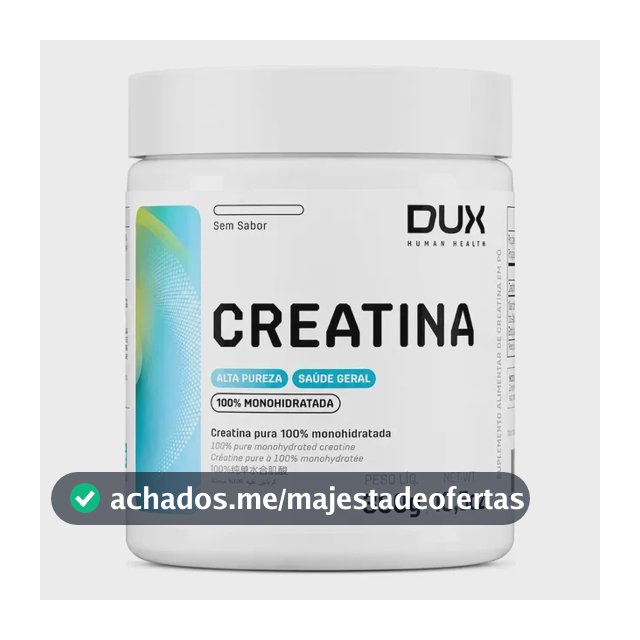 Creatina Dux Nutrition em pó Sem sabor x 300g