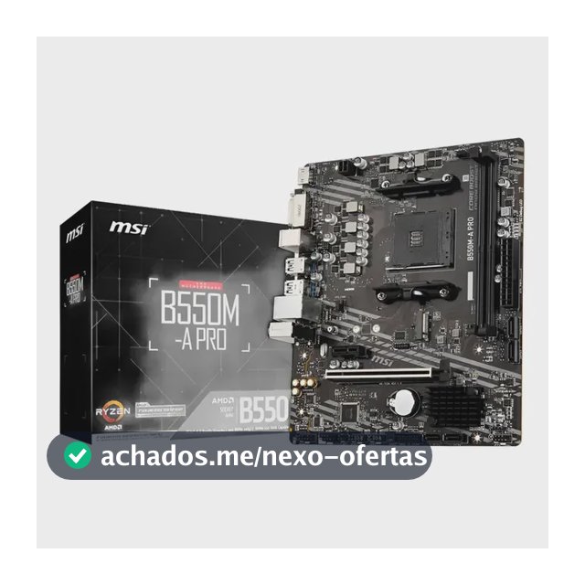 Placa-mãe Am4 Msi B550m A Pro Msi