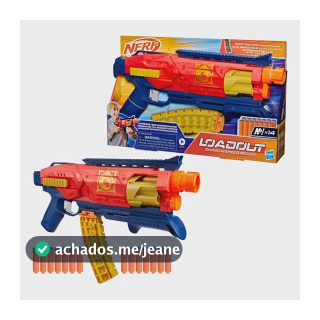 Lançador Nerf N-1 Loadout Shadowspeed Recon - Hasbro G1760 Azul