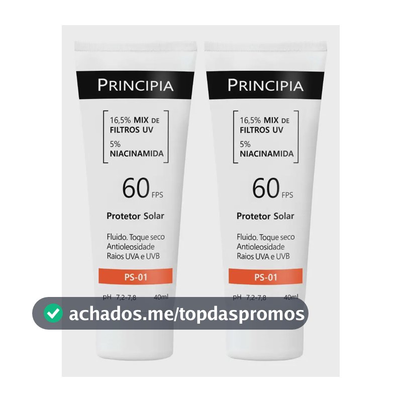 Principia Kit Protetor Solar Facial Ps-01 Fps60