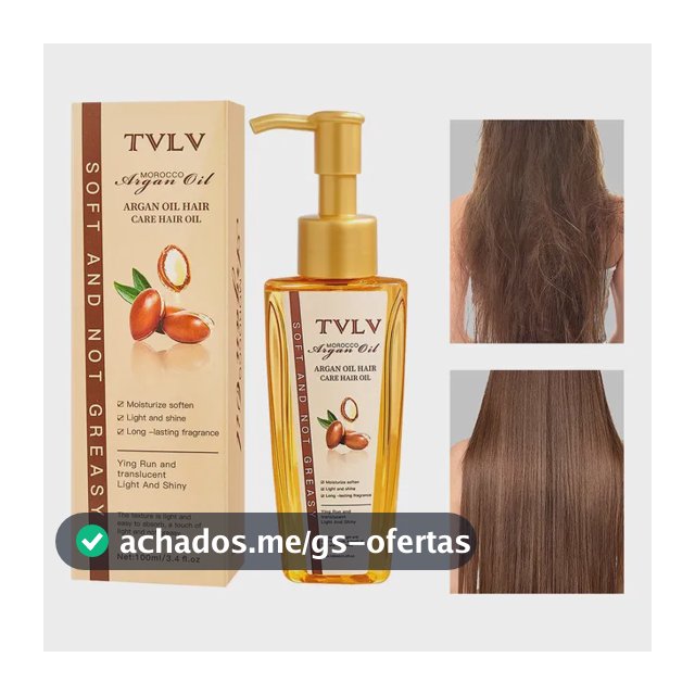 Óleo Capilar Tvlv Argan Antifrizz 100 Ml