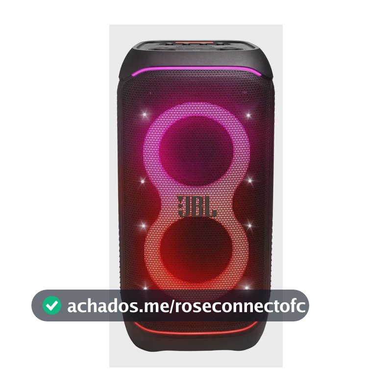 Caixa de Som JBL PartyBox Stage 320 Bluetooth Portátil Com Show de Luzes e Resistente a Respingos – 240W RMS Preta