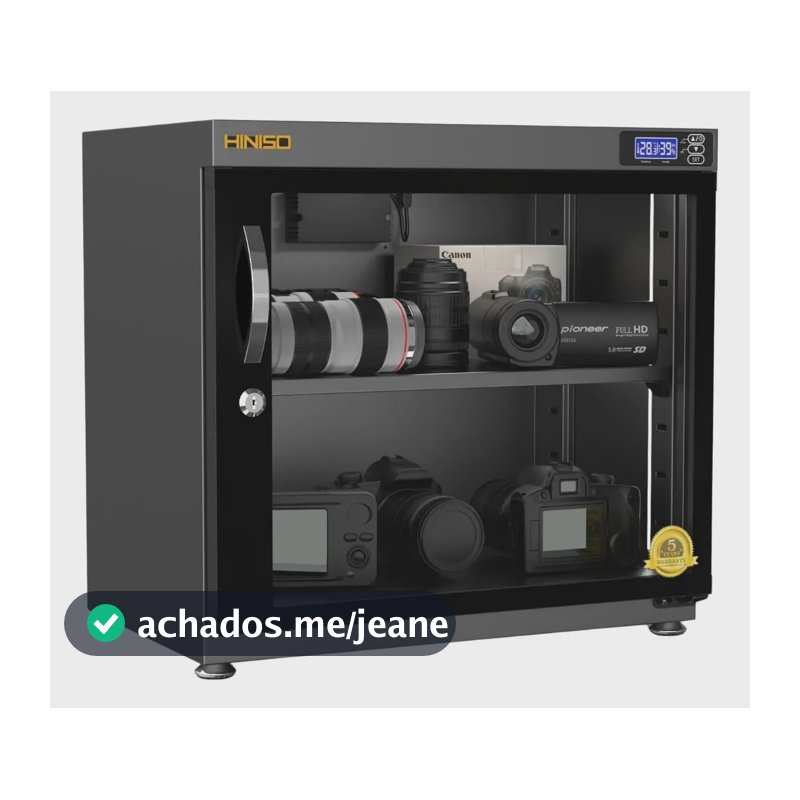Gabinete Dry Box Desumificadora Equip Foto Video 80 Litros