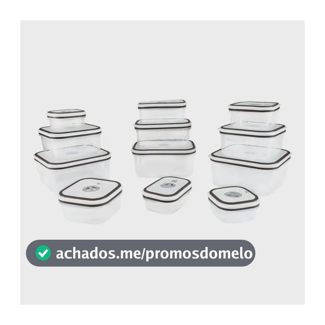 Jogo De Potes De Plástico Herméticos Electrolux Cinza