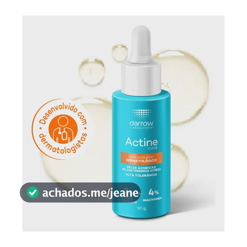 Actine Care Sérum Antiacne Dermatológico 30g Acneica Dia/noite
