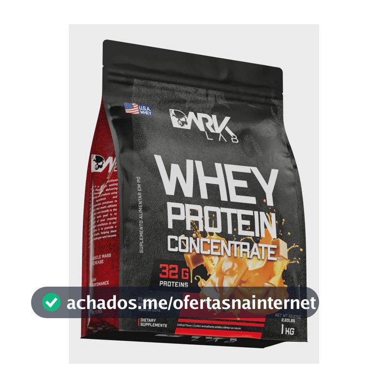 Whey Protein Concentrado 1kg Dark Lab Sabor Doce de leite