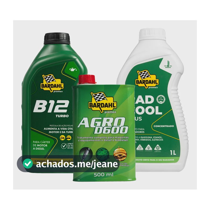 Bardahl Agro D600 B12 Turbo Rad Cool Plus Kit Manuntenção