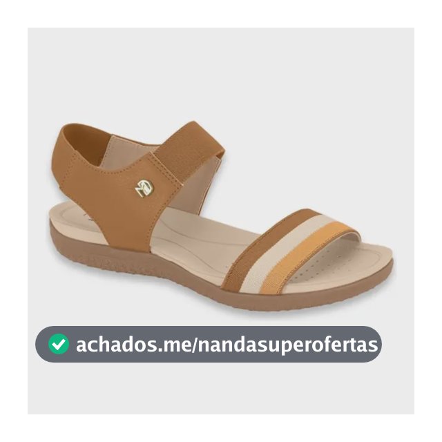 Sandalia Feminina Modare Ortopédica Esporão Leve Elástico
