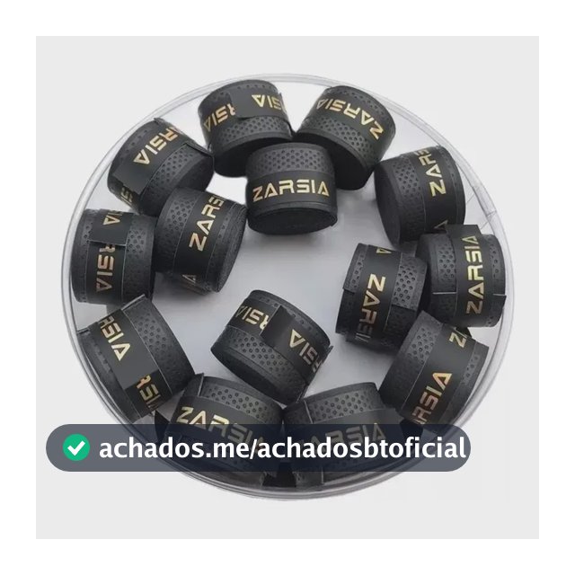 5 Overgrip Fita Super Grap Seca Raquete Beach Tennis Preto