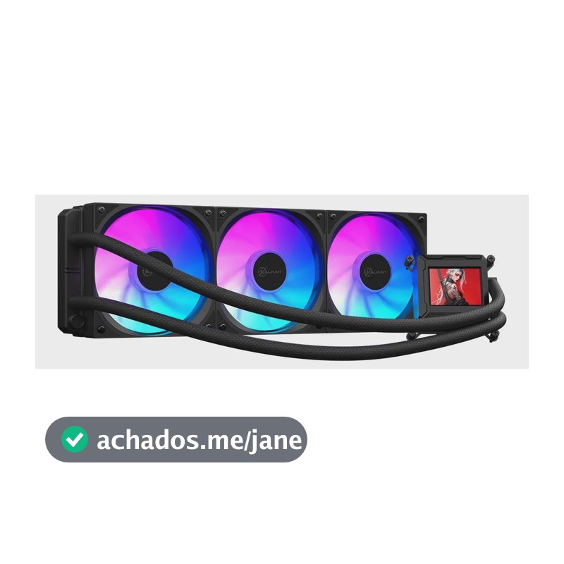 Watercooler Kalkan 360mm Argb Aura Lcd 360 Preto