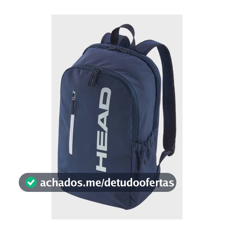 Mochila De Tênis E Beach Tennis Head Base 2025 Com Nota Cor Azul-marinho